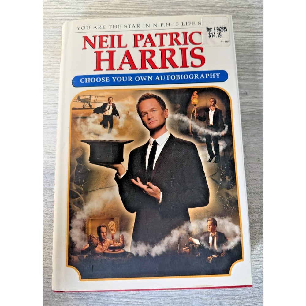 Neil Patrick Harris Choose Your Own Autobiography - First Edition HC Dust Cover